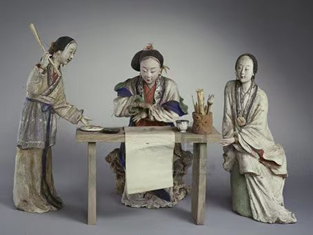 《惜春作画》